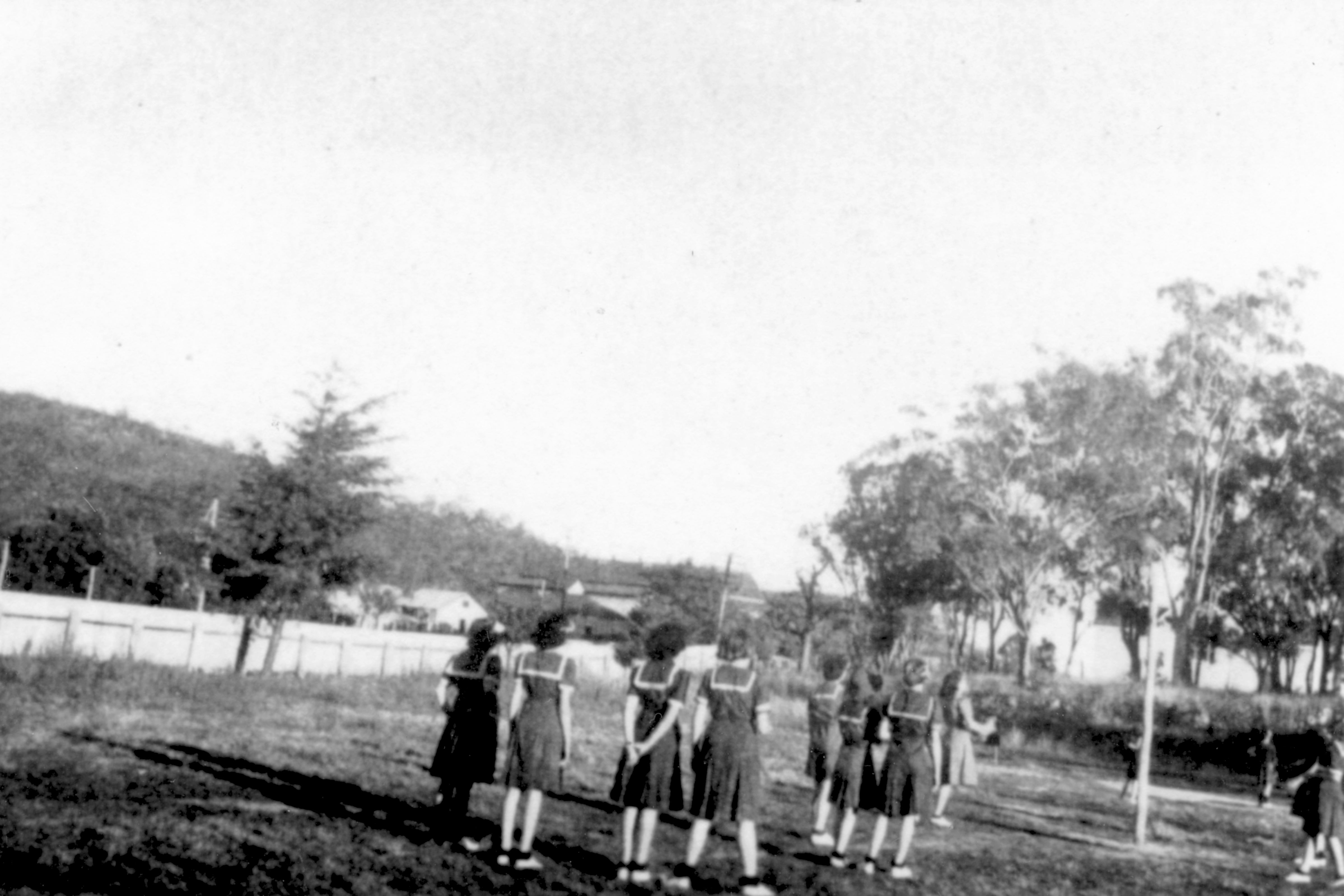 1947 Girls playing Netball