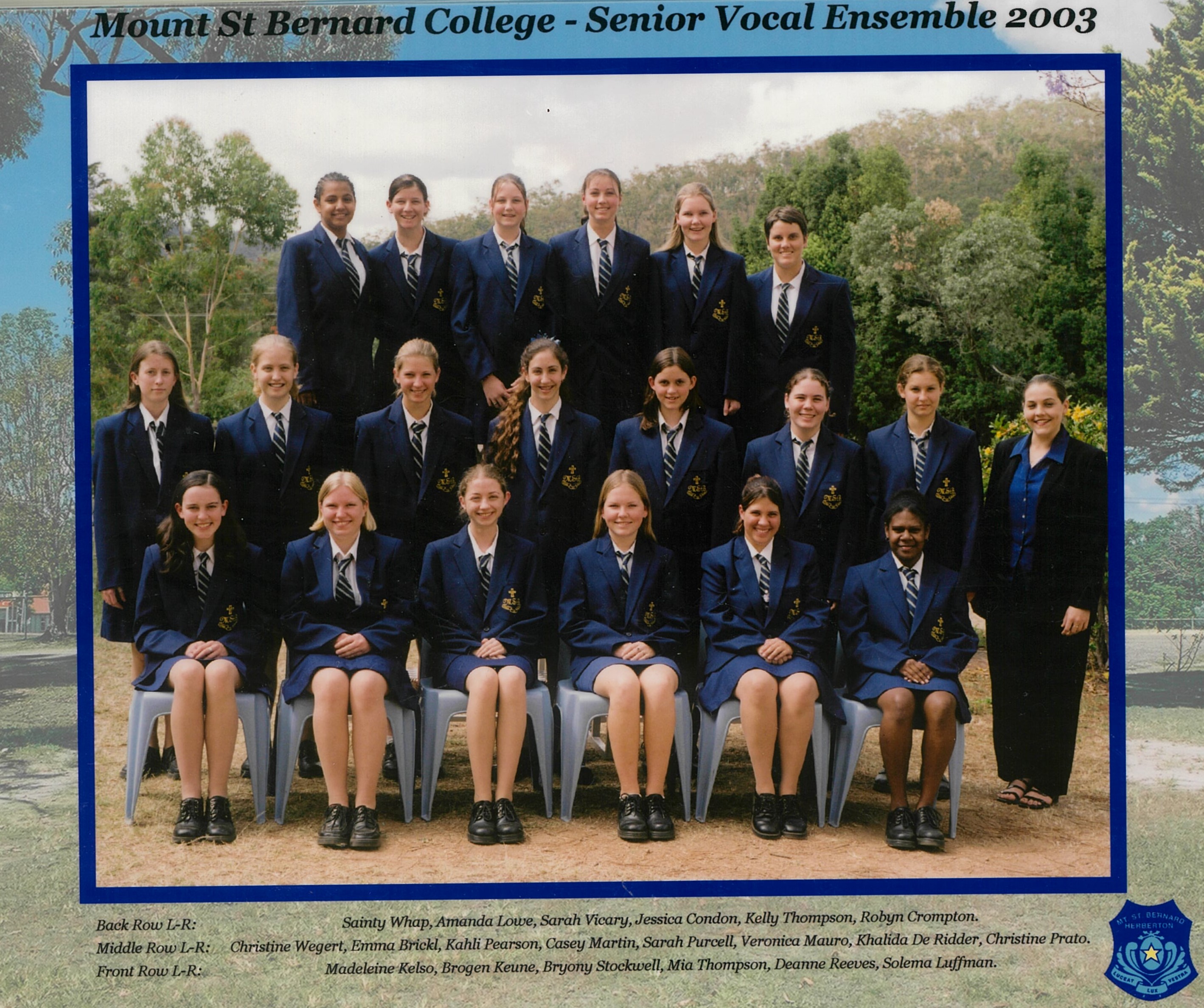 2003 Senior Vocal Ensemble