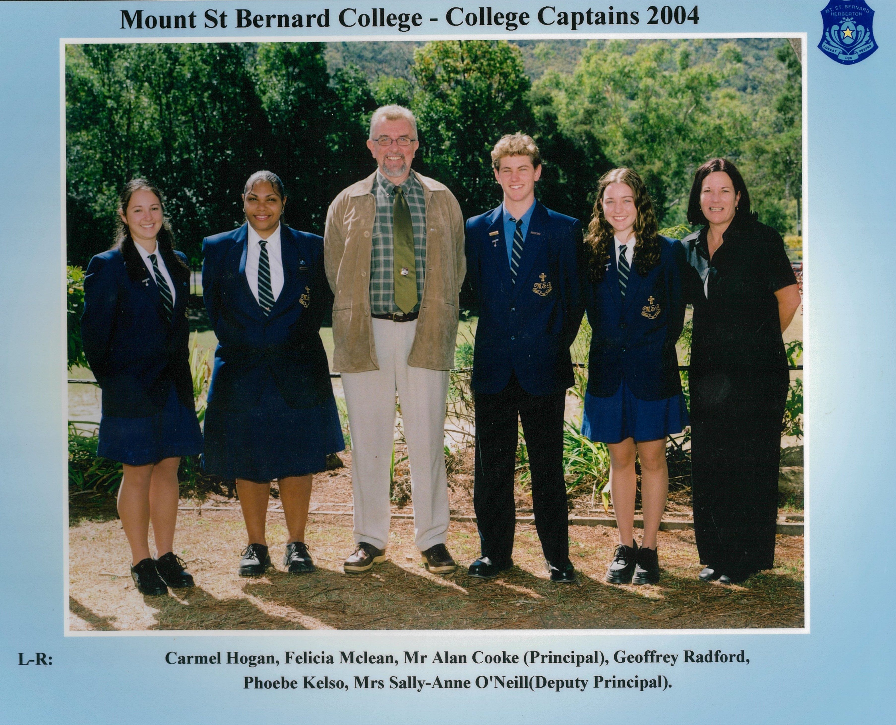 2004 School Captains