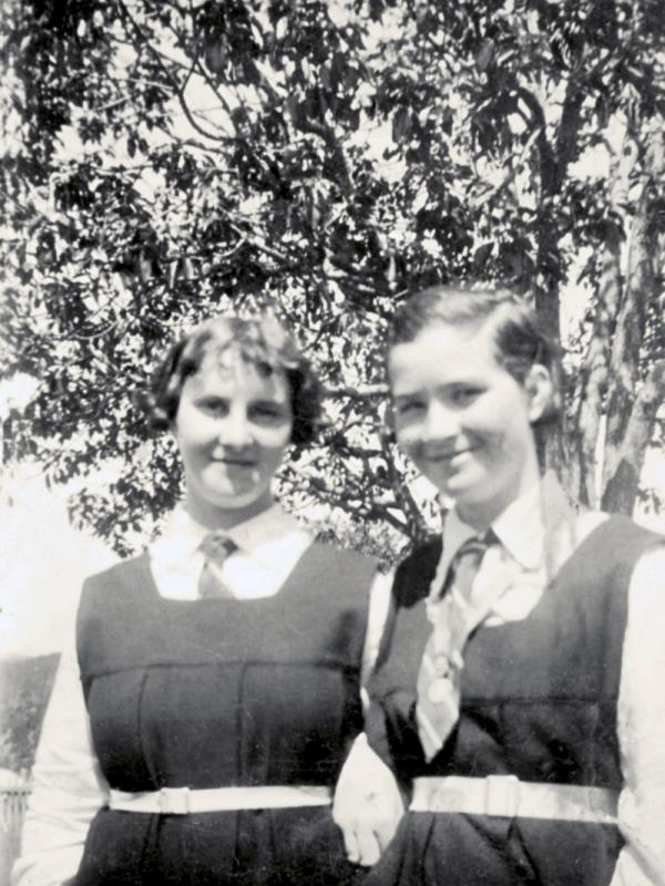 1933 - 1937 May Mellick and Ella Carter
