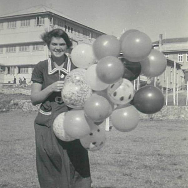 1956  Sports Day - Eileen McLaughlin