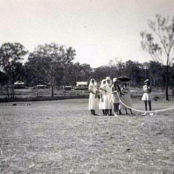 1969 Sisters at Sports Day