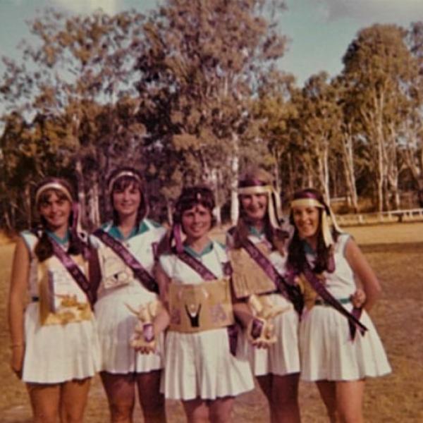 1972 Sports Day Cheer Squad