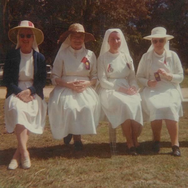 1975 Sisters at Sports Day