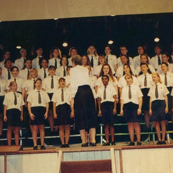1993 Annual Concert - School Choir with Sr Pam