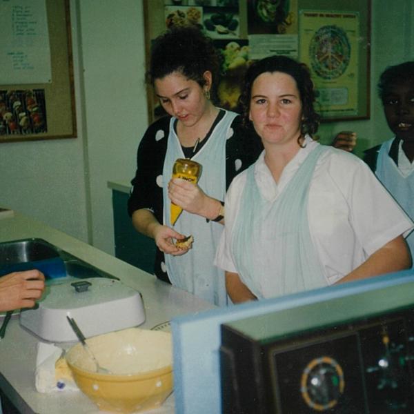 1993 Cooking Class - Mrs Liz Davis, Tania Doyle and Lynda Vincin