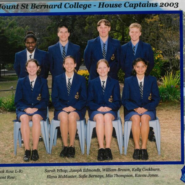 2003 House Captains