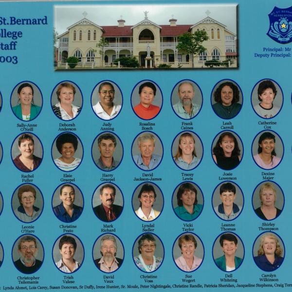 2003 Staff Individual photos