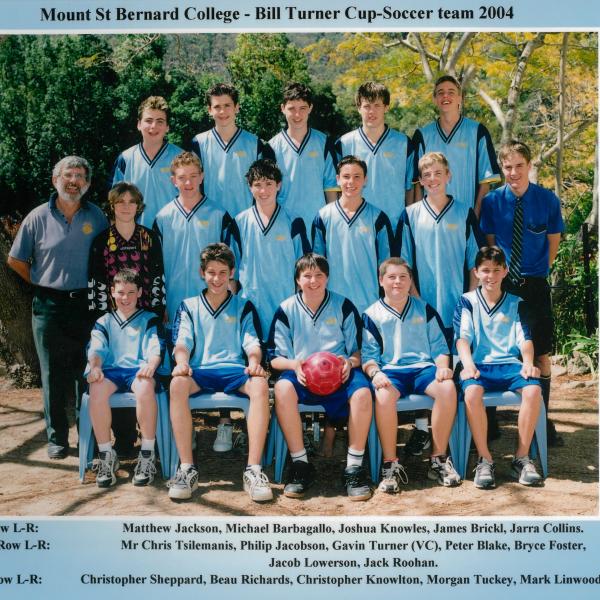 2004 Bill Turner Cup soccer Team