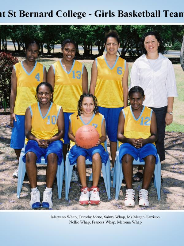 2005 Girls Basketball Team