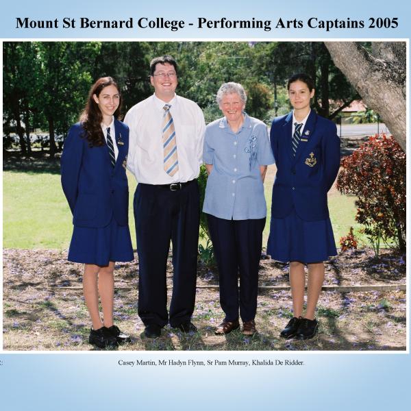 2005 Performing Arts Captains