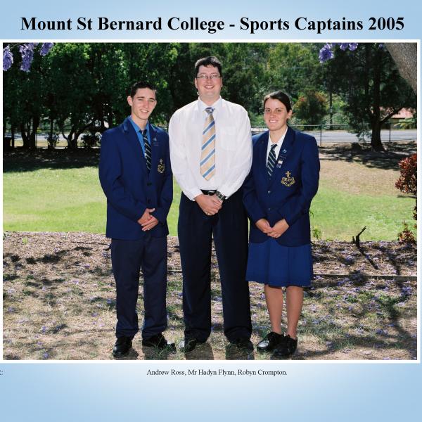 2005 Sports Captains