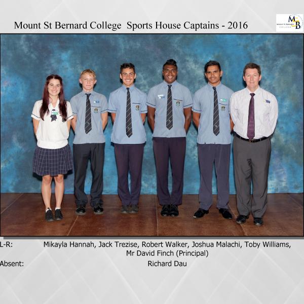 2016 Sports House Captains